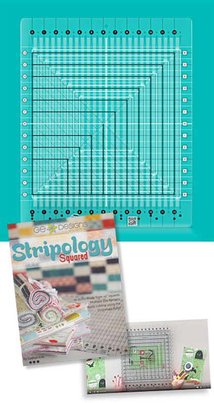 Stripology squared ruler
