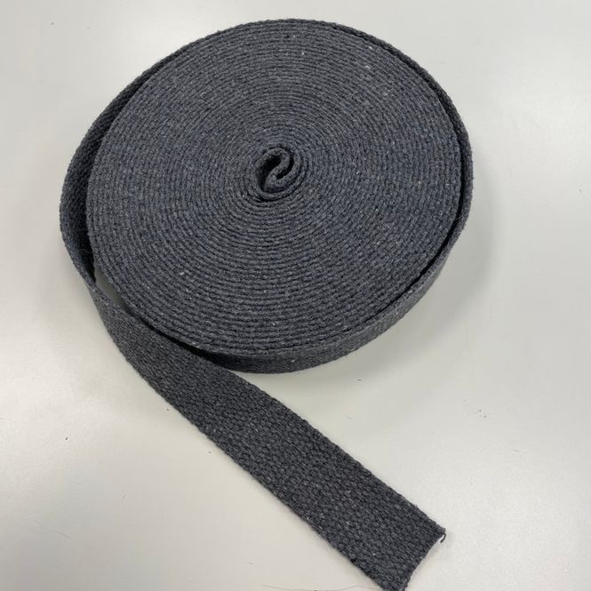 Hovedbilde Webbing mørk grå 30 mm