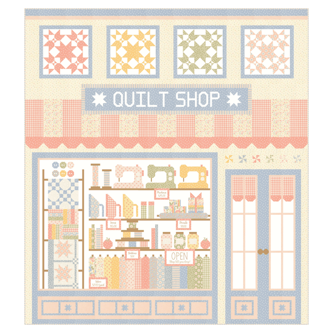 Hovedbilde QUILT SHOP BOM- kun mønster